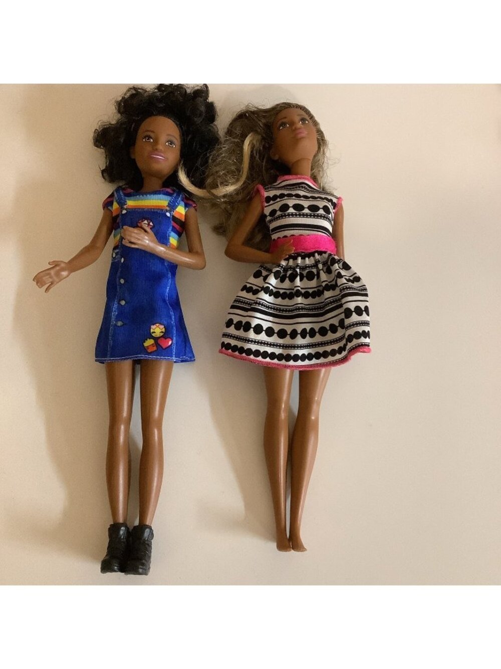 Barbie Skipper Doll Babysitter Nikki In Original Outfit & Fashionista Barbie